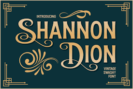 Ejemplo de fuente Shannon Dion #1